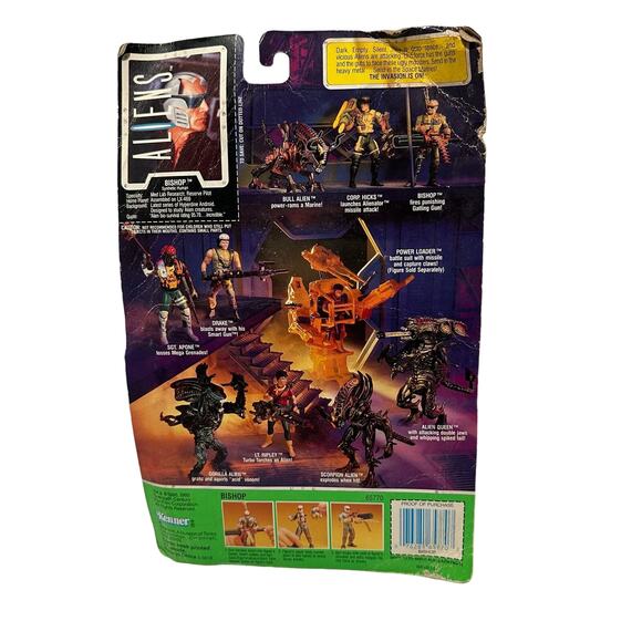 Aliens Bishop Android Space Marine Action Figure Gatling Gun Comic Book‎ - Picture 2 of 10